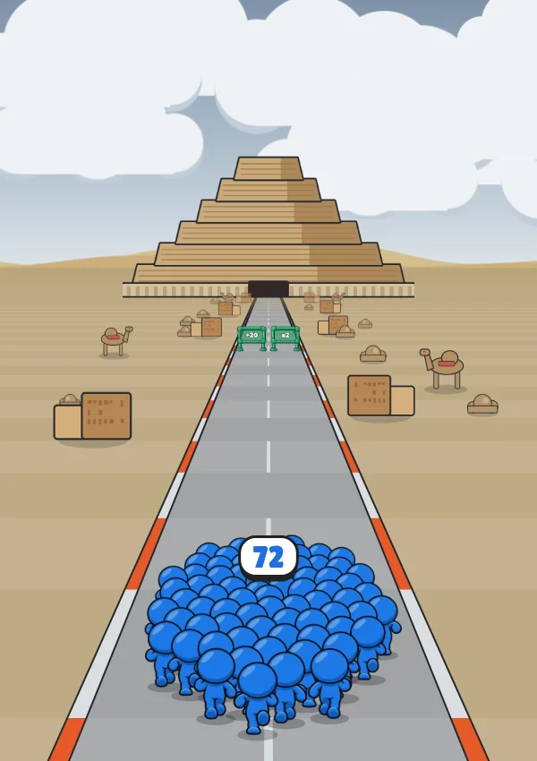 The Step Pyramid of Djoser under cloud